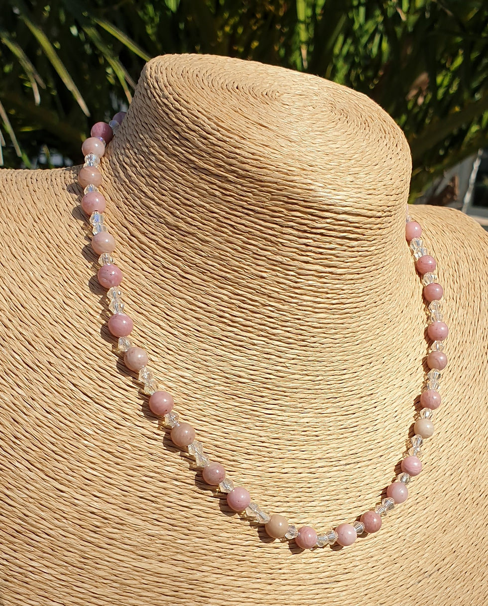 Thumbnail: Rhodochrosite Necklace 
