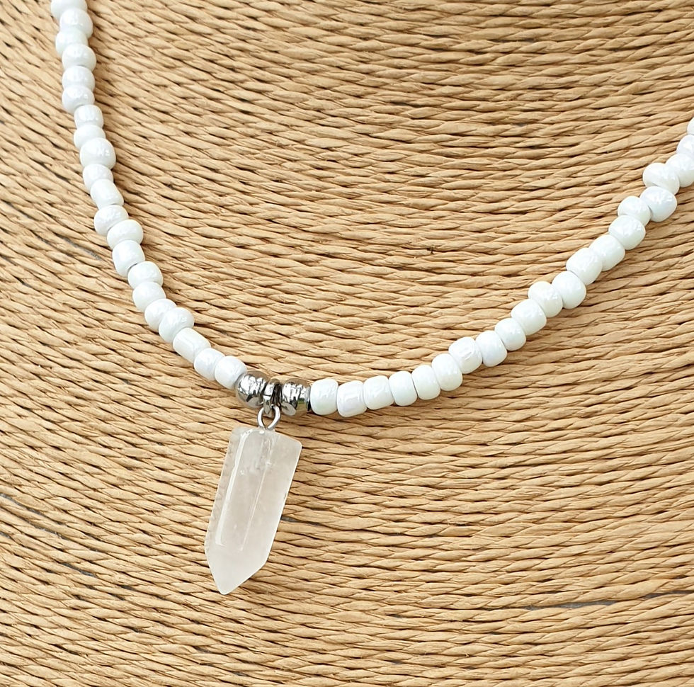 Thumbnail: Clear Quartz Point Necklace