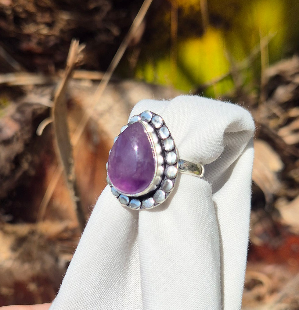 Thumbnail: Amethyst Ring Size O