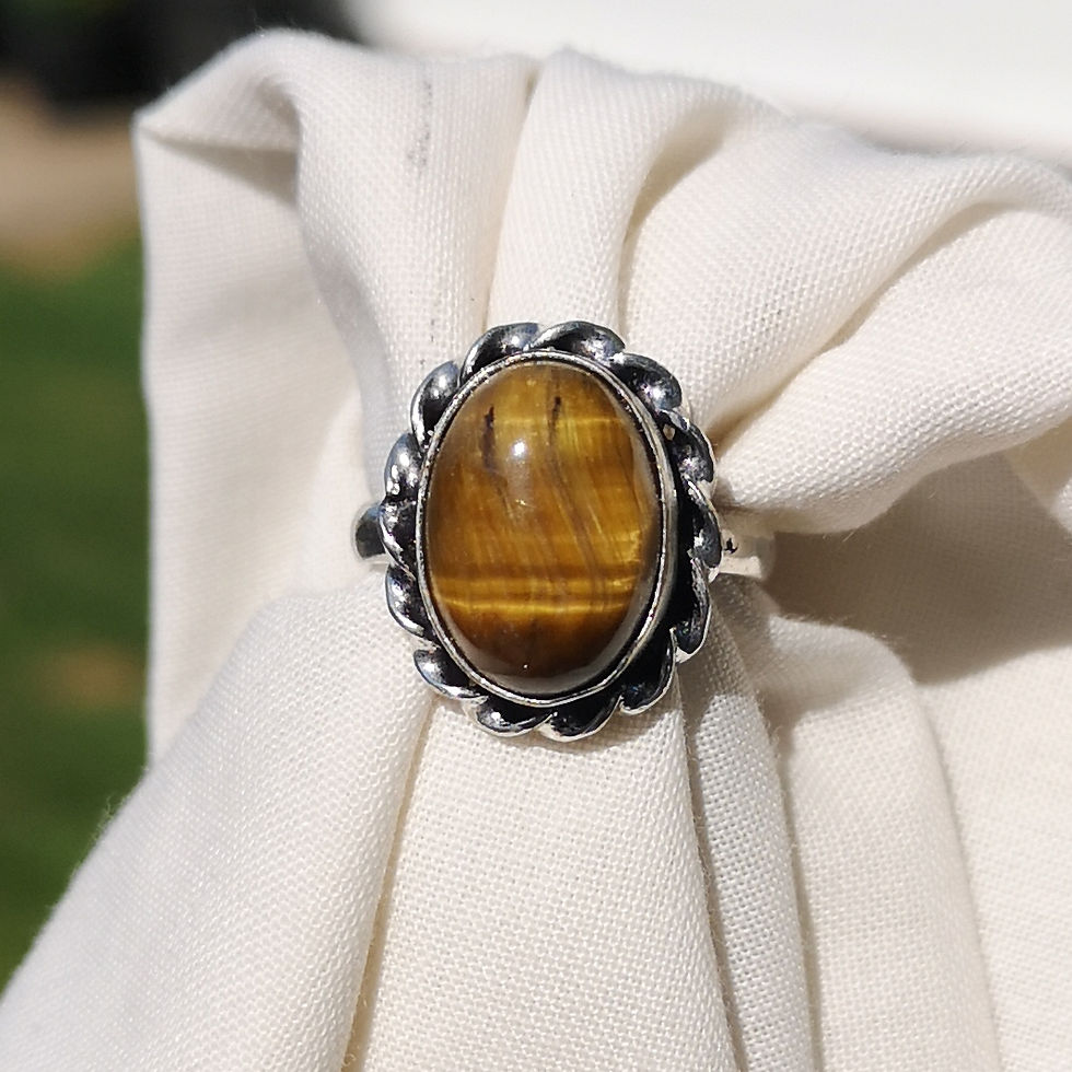 Thumbnail: Tigers eye ring size N