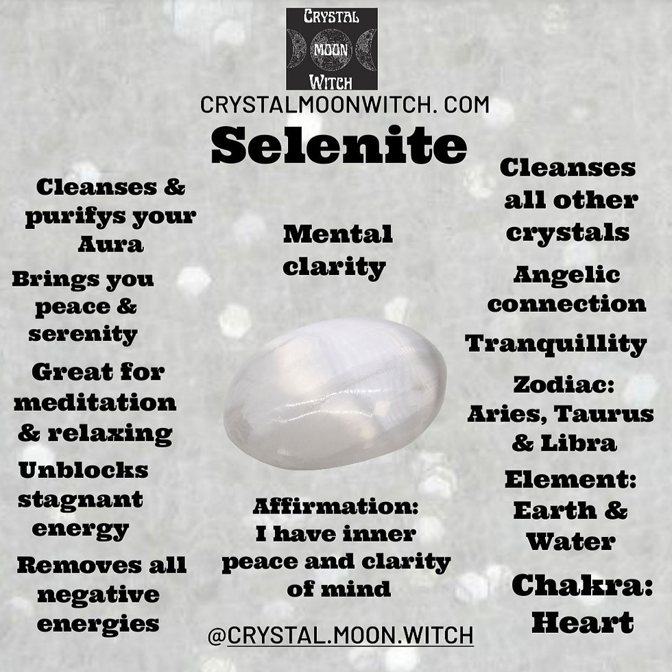 Thumbnail: Selenite Moon necklace 
