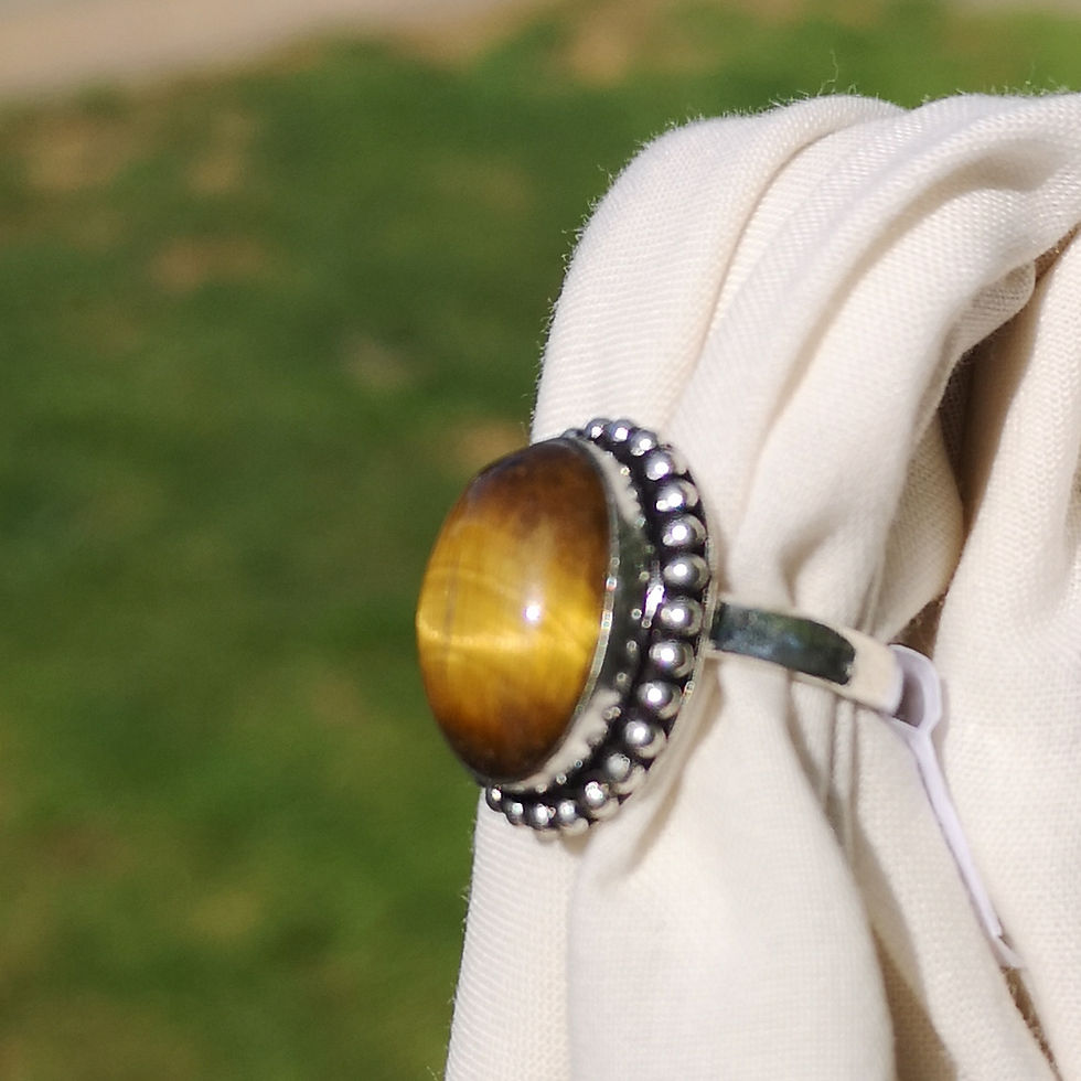 Thumbnail: Tigers eye ring size N
