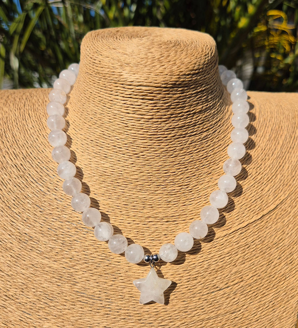 Thumbnail: Clear Quartz star Necklace 