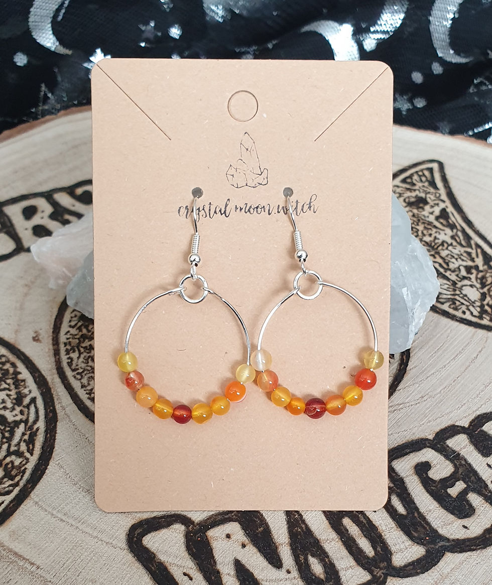 Thumbnail: Orange Agate earings 