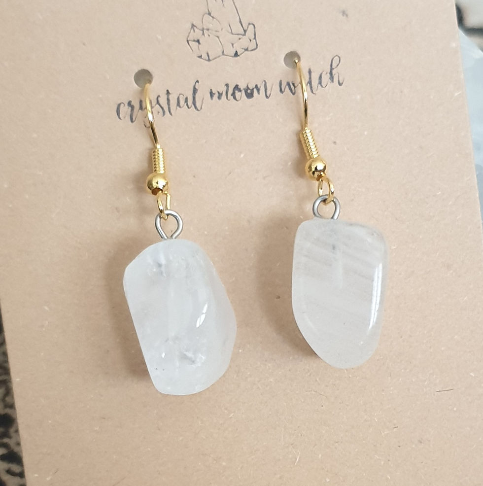 Thumbnail: Clear Quartz earings 