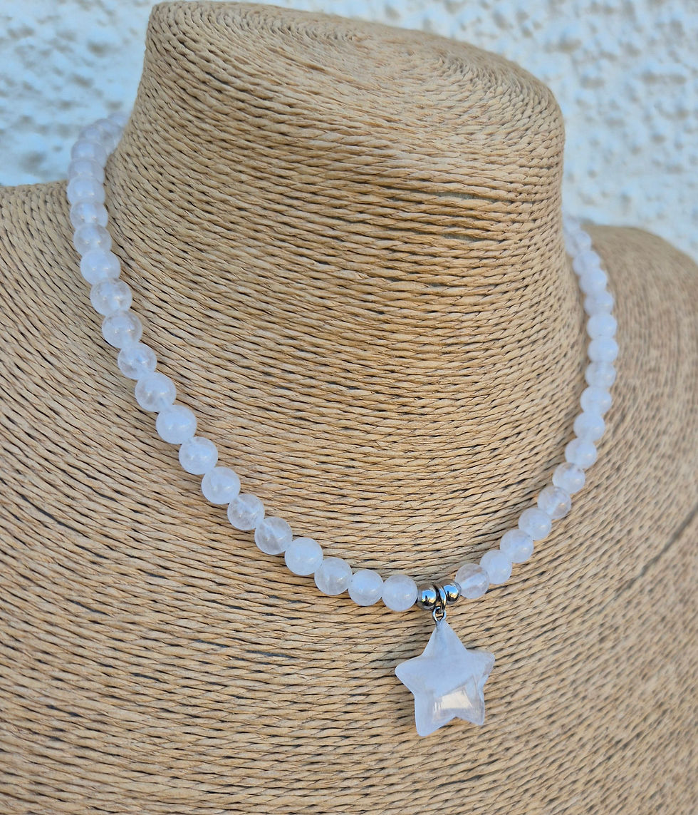 Thumbnail: Clear Quartz star Necklace 