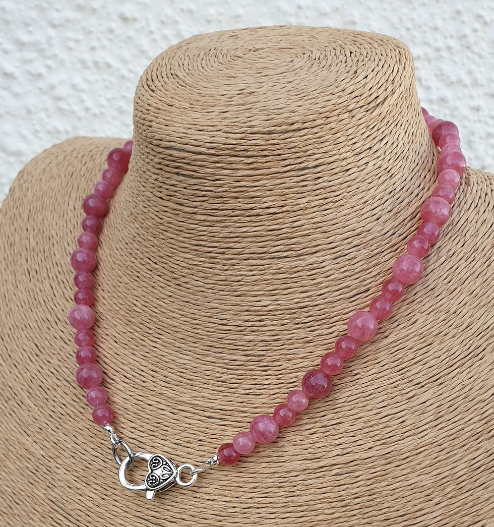 Thumbnail: Strawberry Quartz necklace 