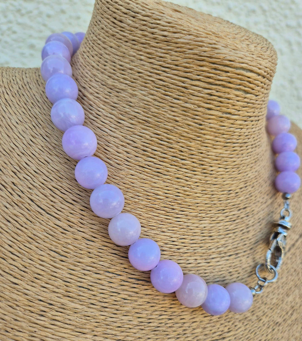 Thumbnail: Purple Angelite necklace 