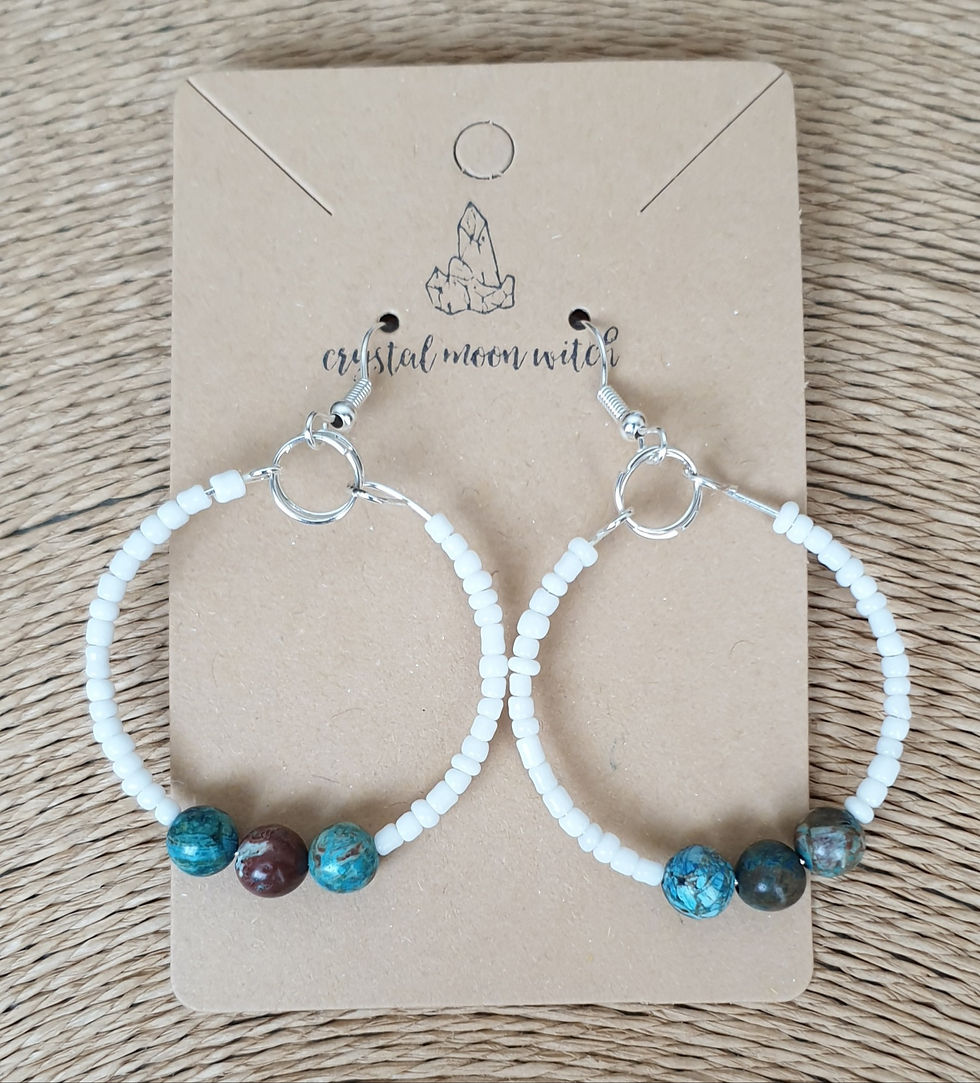 Thumbnail: African Turquoise earings 