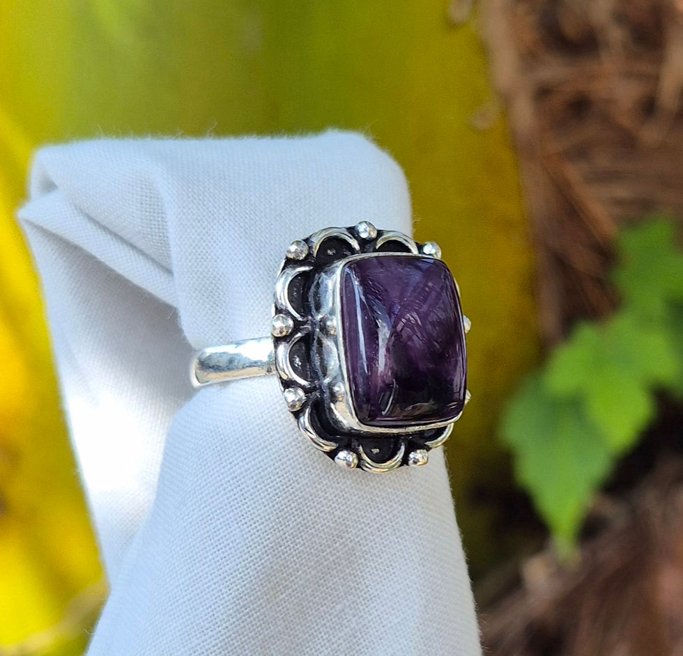 Thumbnail: Amethyst Ring Size Q