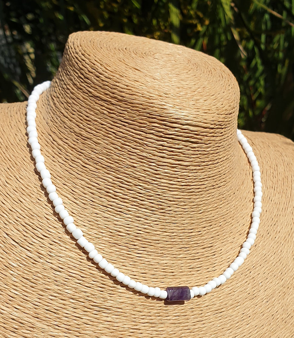 Thumbnail: Amethyst necklace 