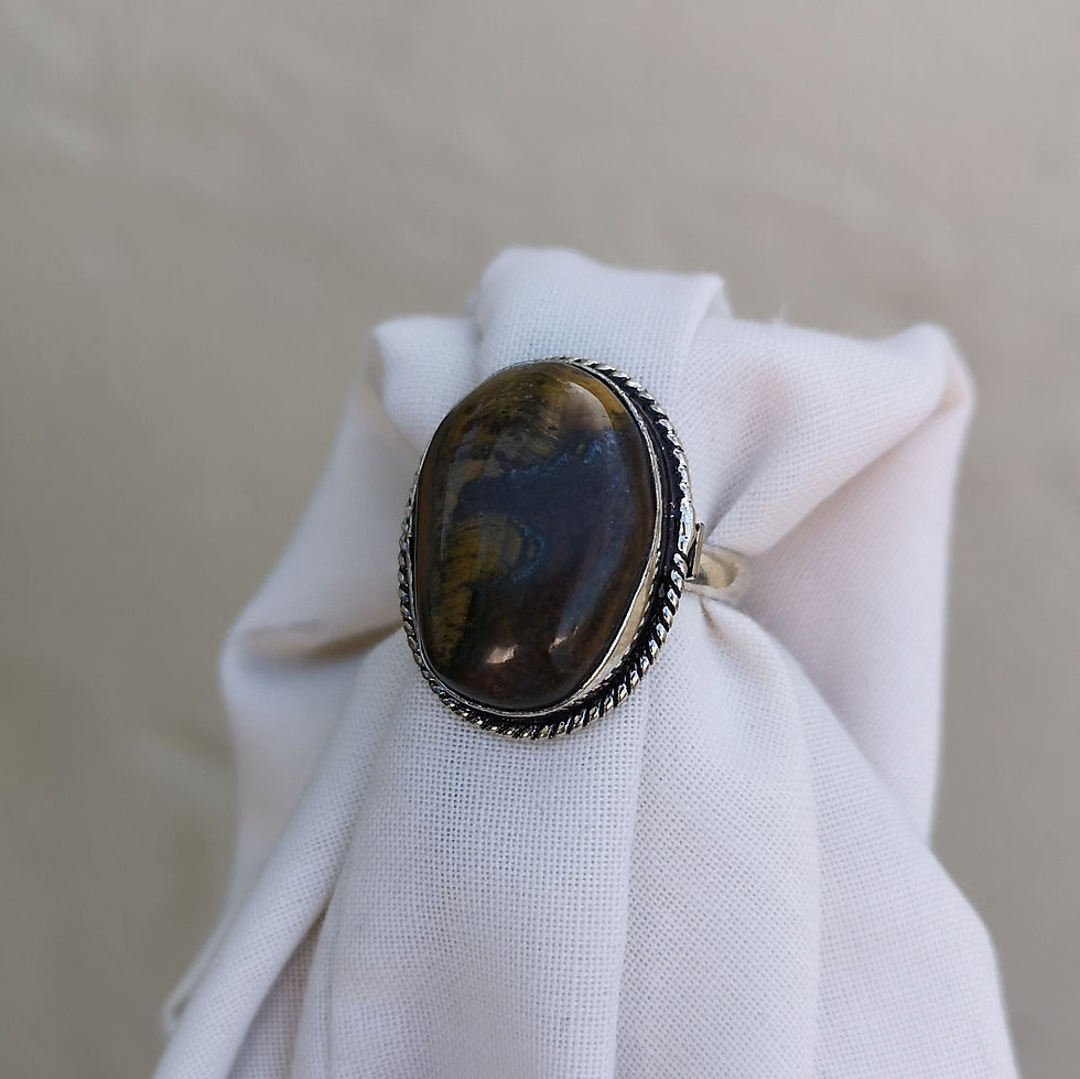 Thumbnail: Tigers eye ring size O