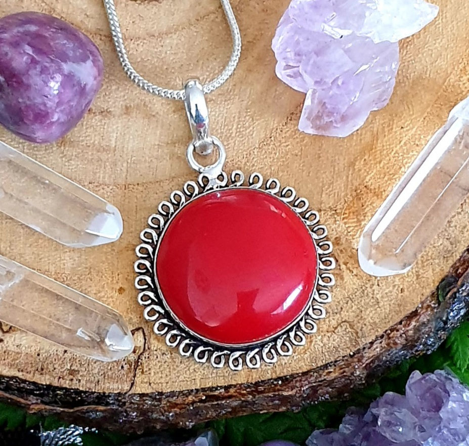 Thumbnail: Red Coral necklace 