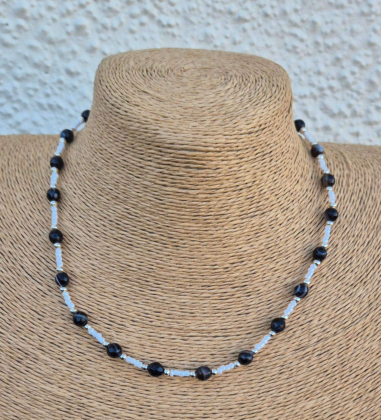 Black Agate Necklace 