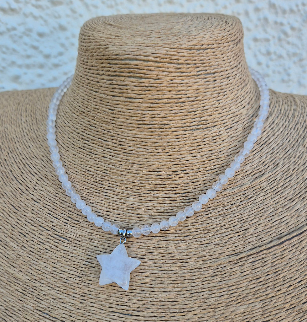 Thumbnail: Clear Quartz star Necklace 