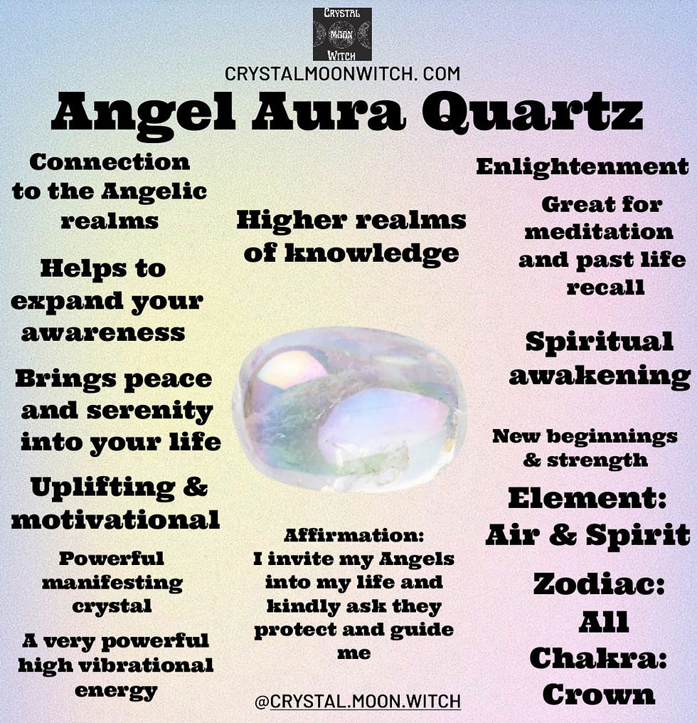 Thumbnail: Angel Aura Quartz necklace PEARL