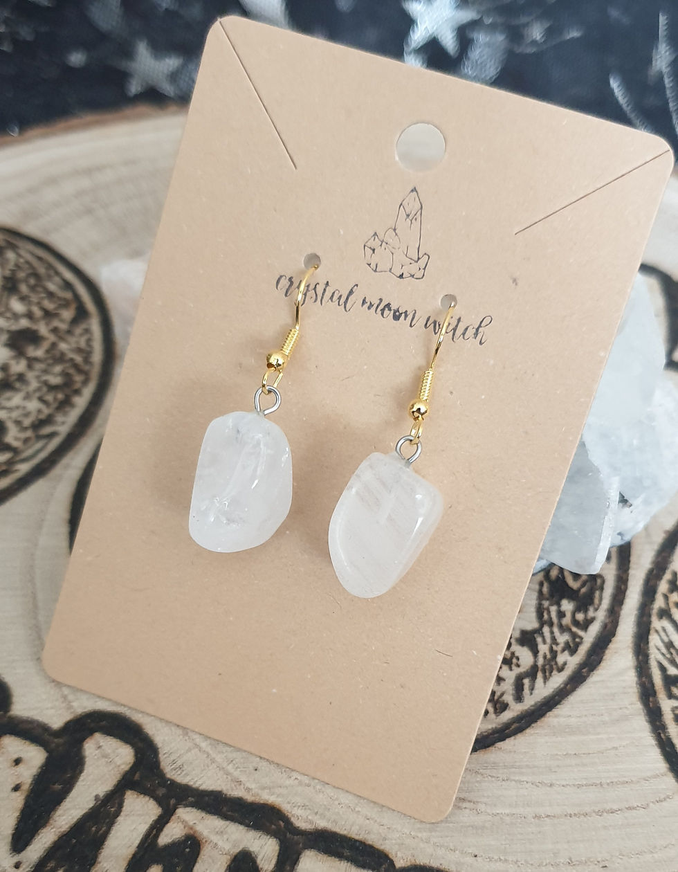 Thumbnail: Clear Quartz earings 
