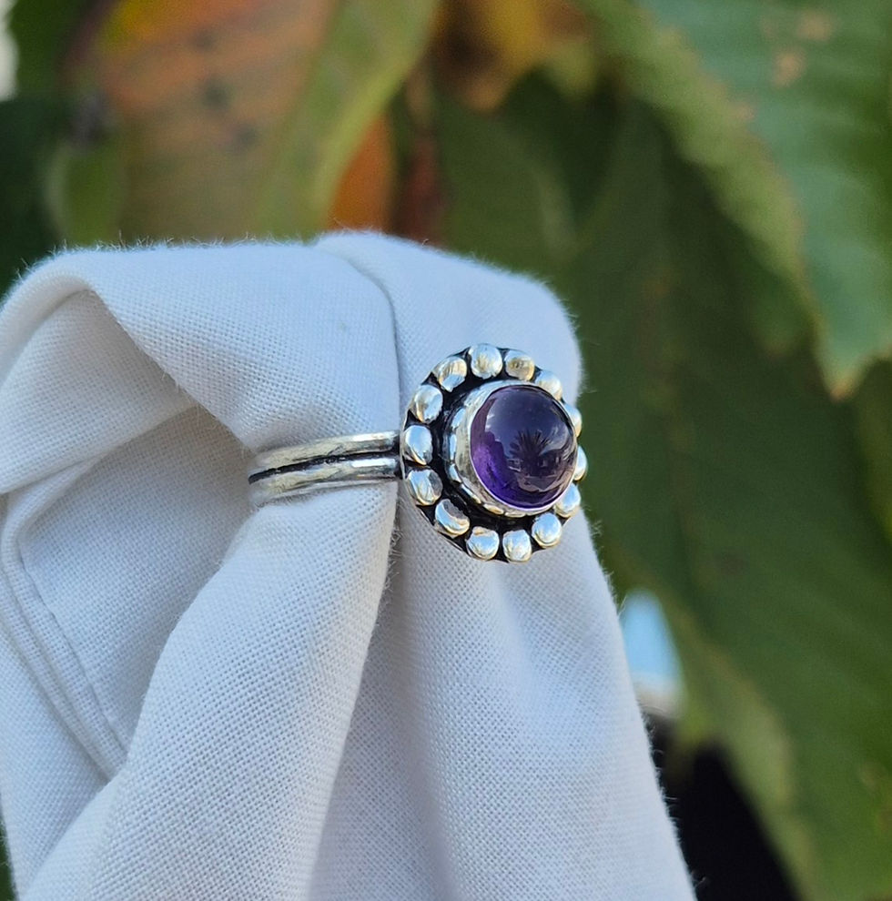 Thumbnail: Amethyst Ring Size U