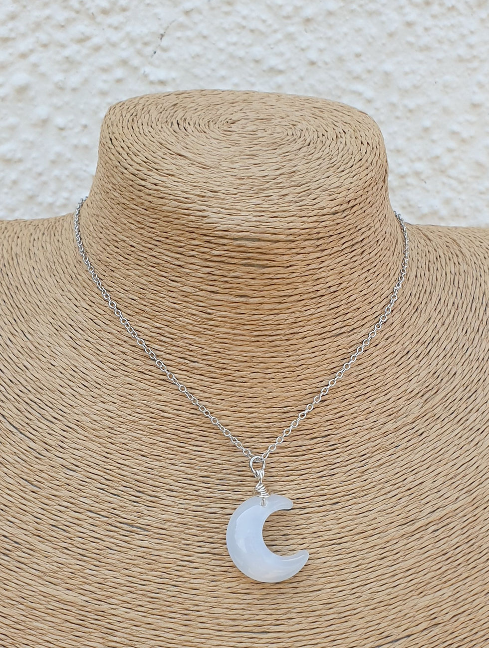 Thumbnail: Selenite Moon necklace 