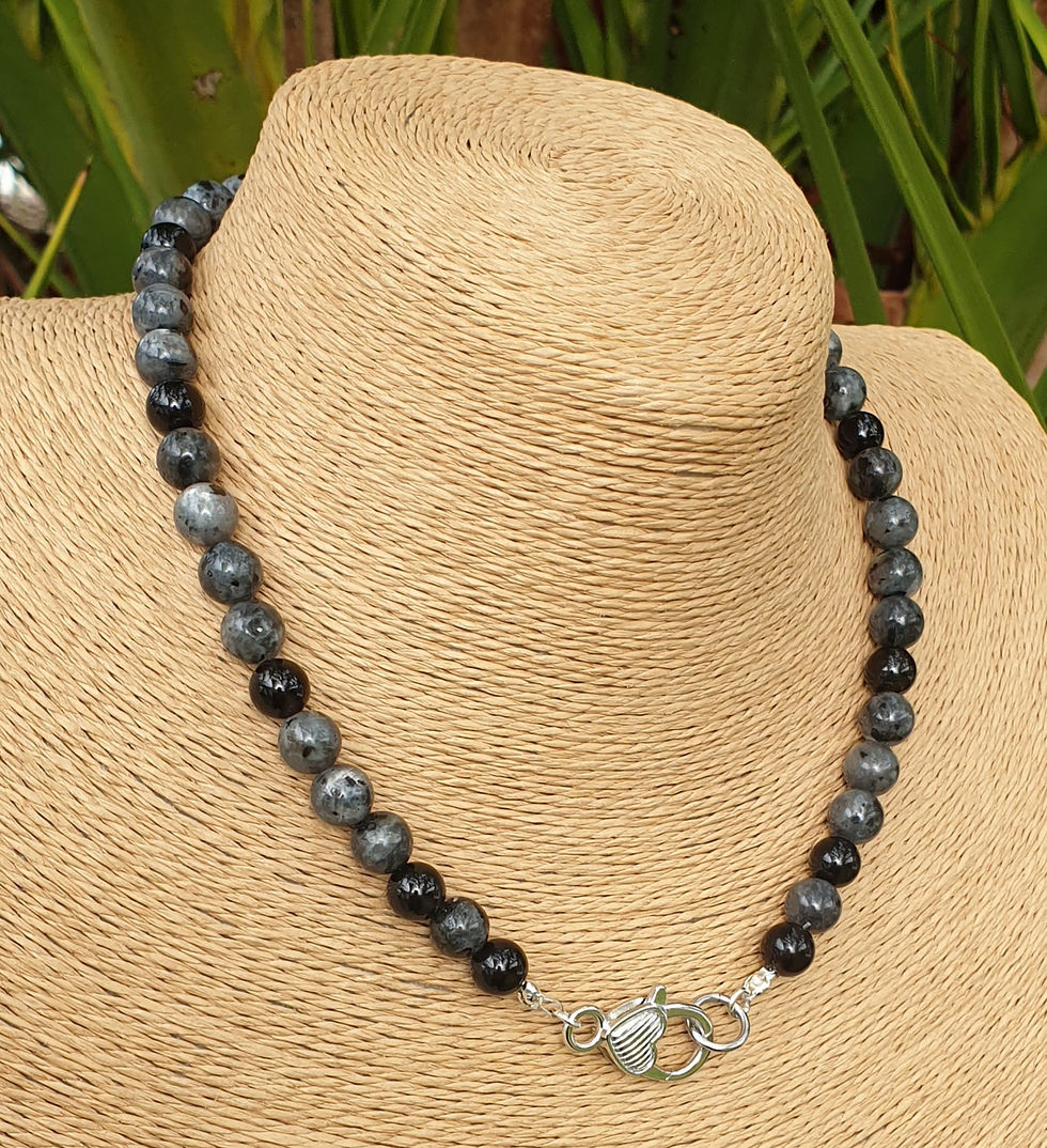 Thumbnail: Larvikite necklace 