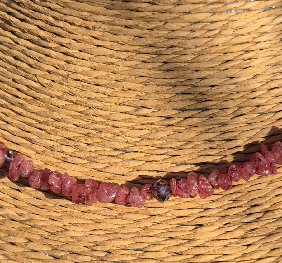 Thumbnail: Pink Tourmaline Necklace Choker 