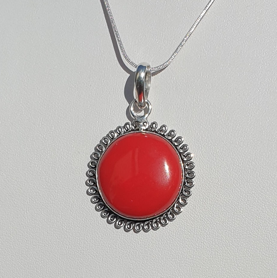 Thumbnail: Red Coral necklace 