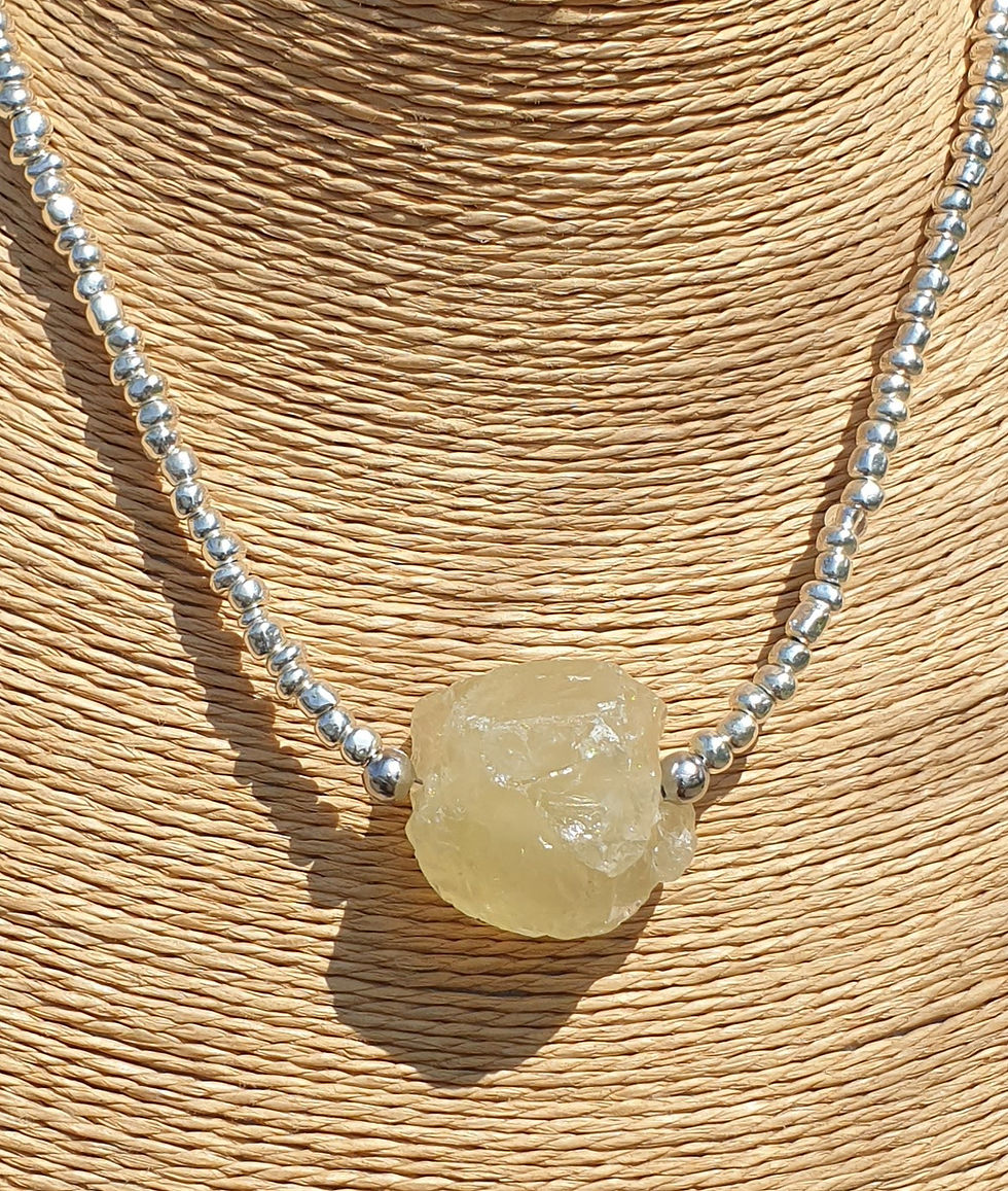 Thumbnail: Lemon Quartz necklace 