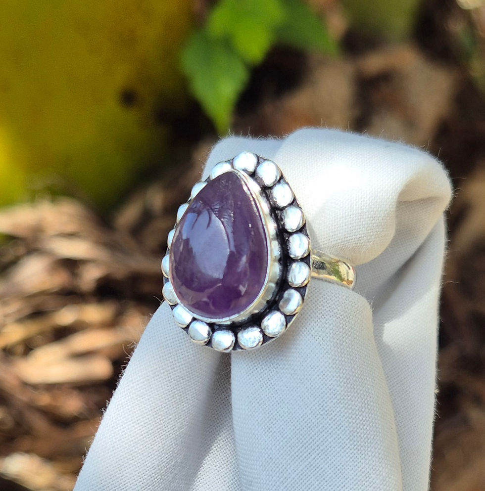 Thumbnail: Amethyst Ring Size O