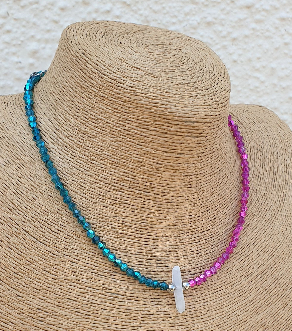 Thumbnail: Angel Aura Quartz necklace 
