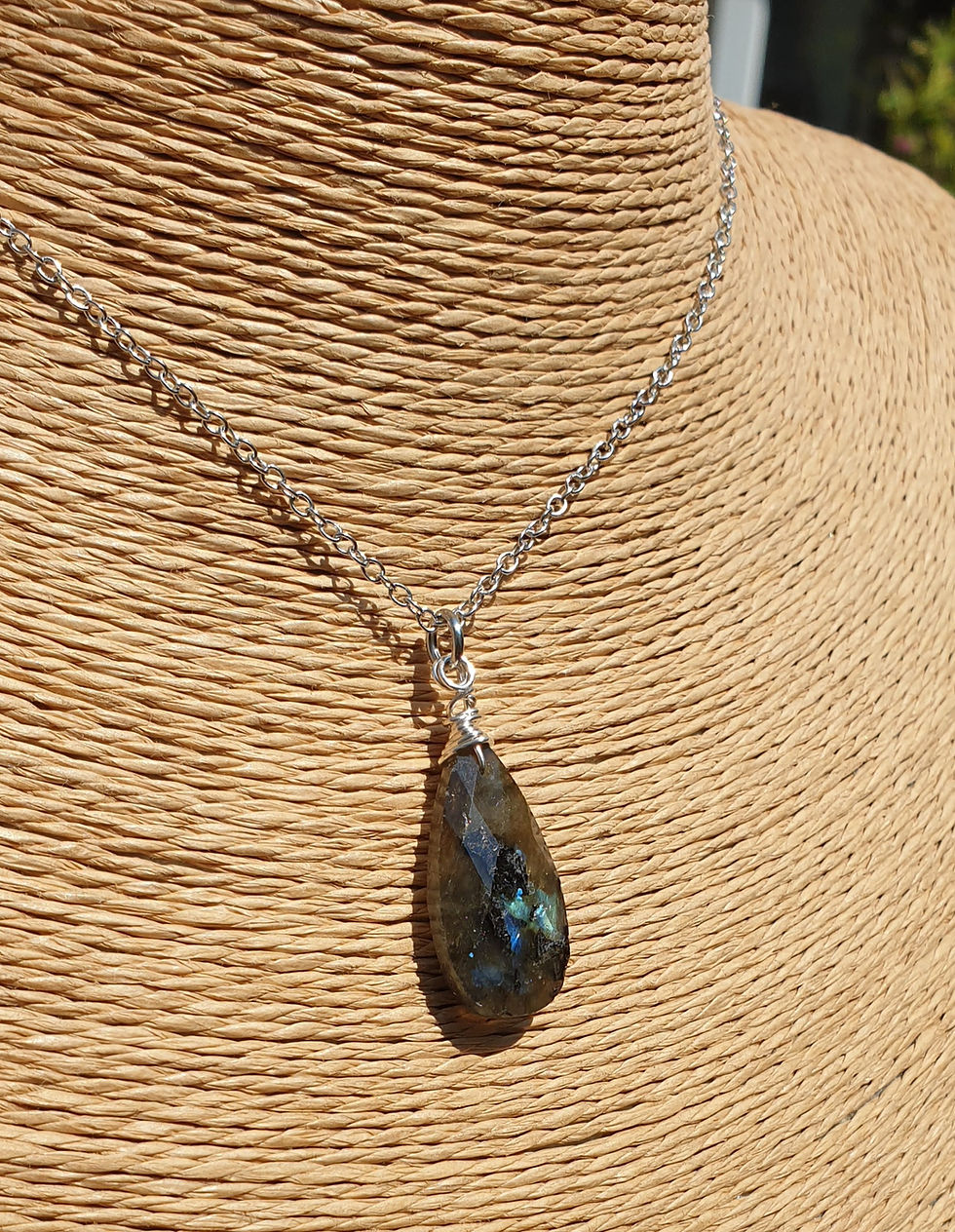 Thumbnail: Labradorite necklace 