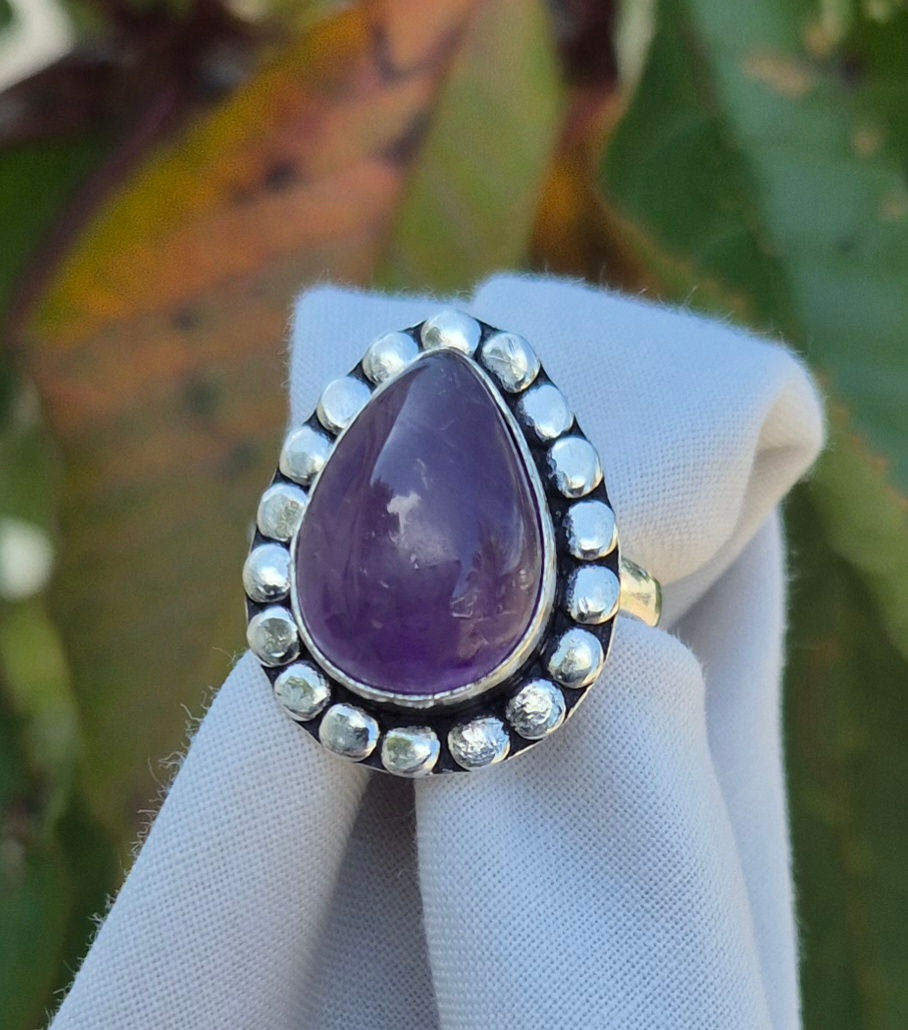 Thumbnail: Amethyst Ring Size O