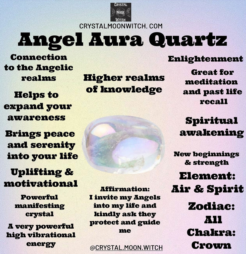 Thumbnail: Angel Aura Quartz necklace 