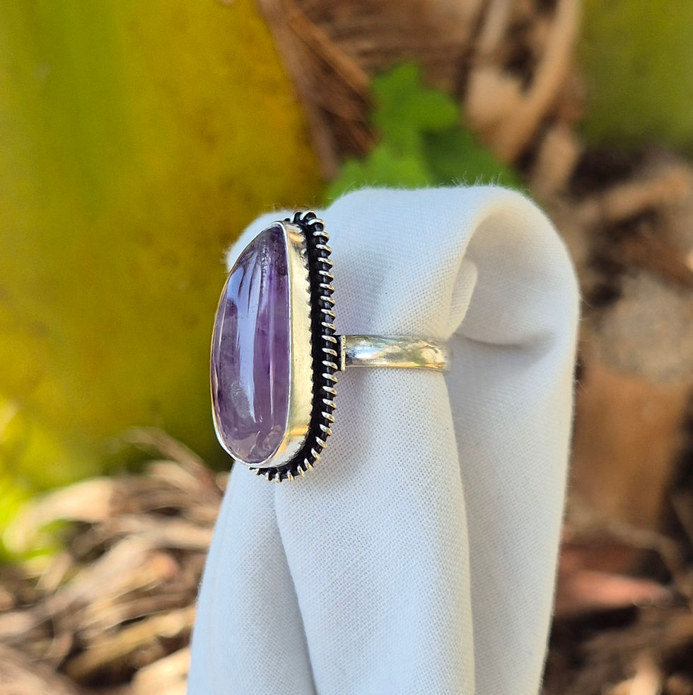 Thumbnail: Amethyst Ring Size Q