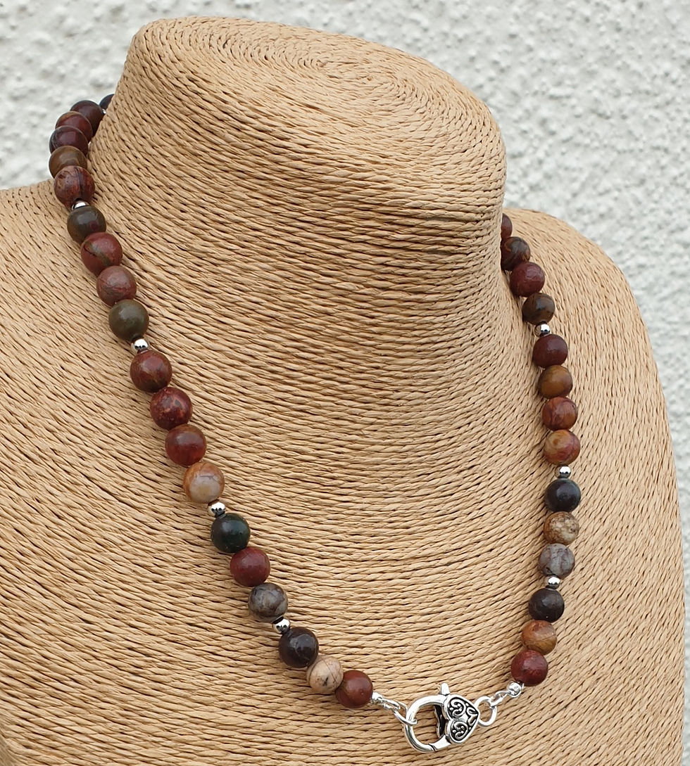 Thumbnail: Picasso Jasper necklace 