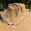 Thumbnail: Rose Quartz heart Necklace Choker 