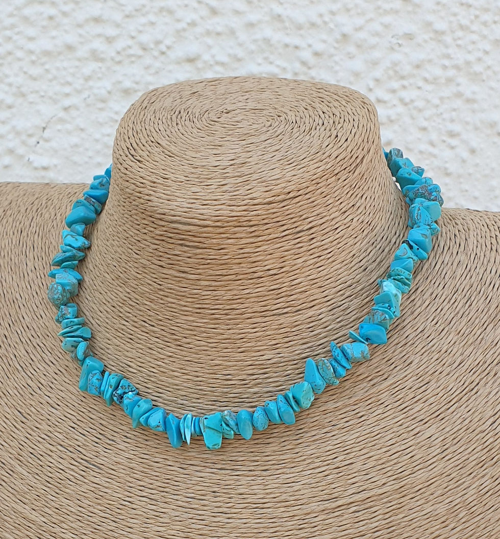 Thumbnail: Turquoise Howlite necklace 