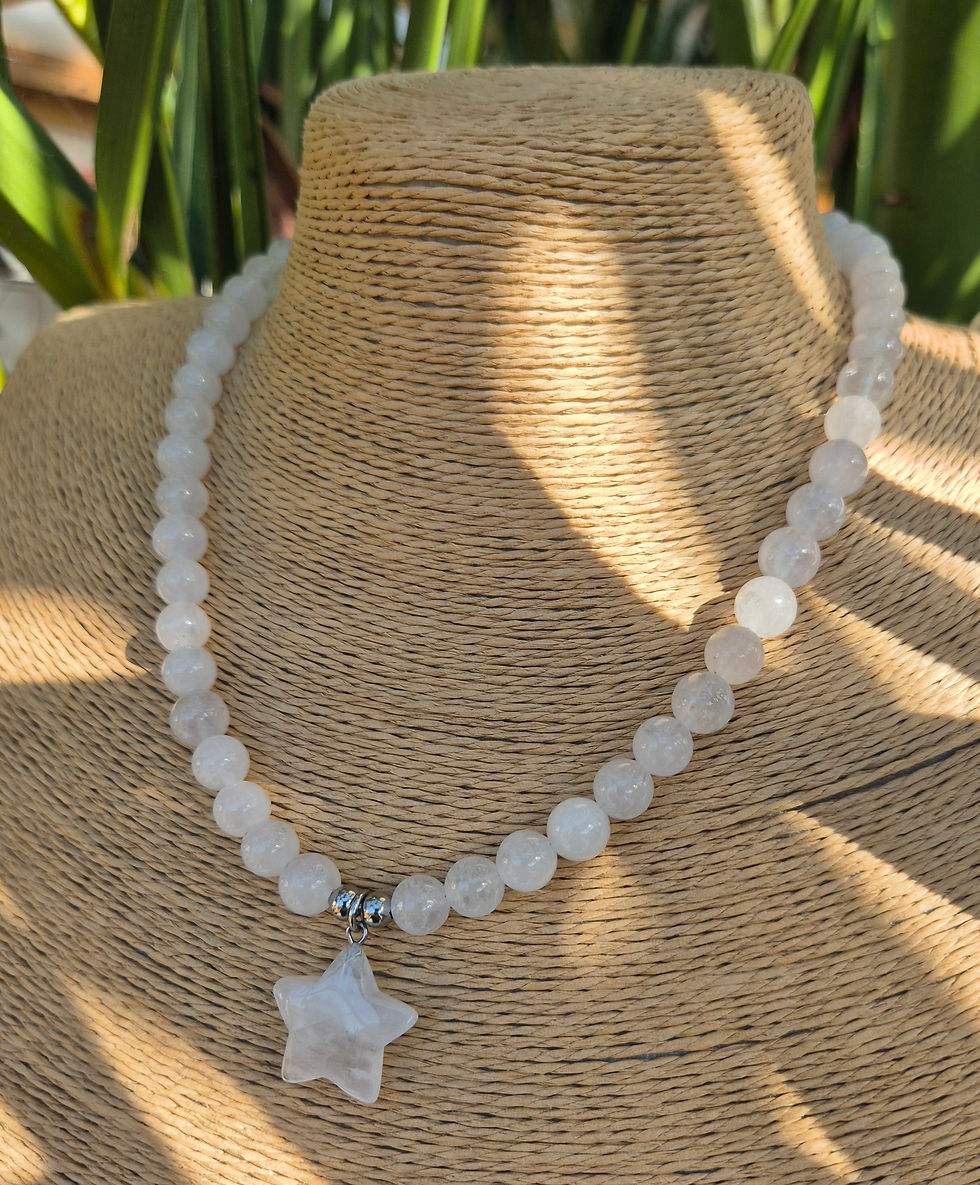 Thumbnail: Clear Quartz star Necklace 