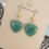Thumbnail: Green Aventurine heart earings 