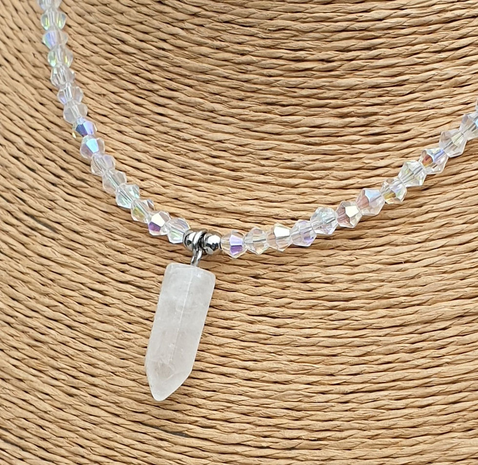 Thumbnail: Clear Quartz Point Necklace 