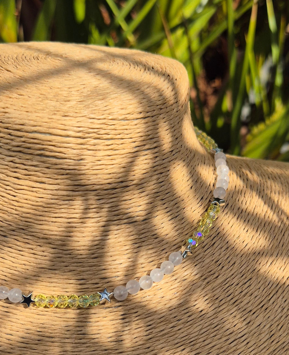 Thumbnail: Clear Quartz star Necklace Choker 