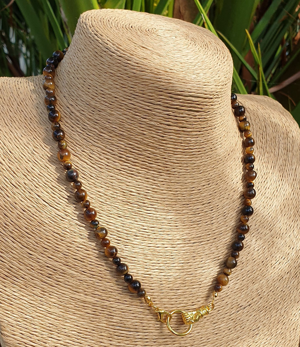 Thumbnail: Tigers eye necklace 