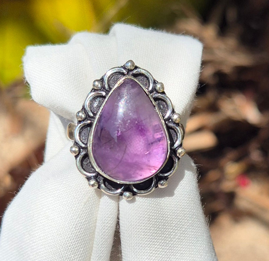 Thumbnail: Amethyst Ring Size T