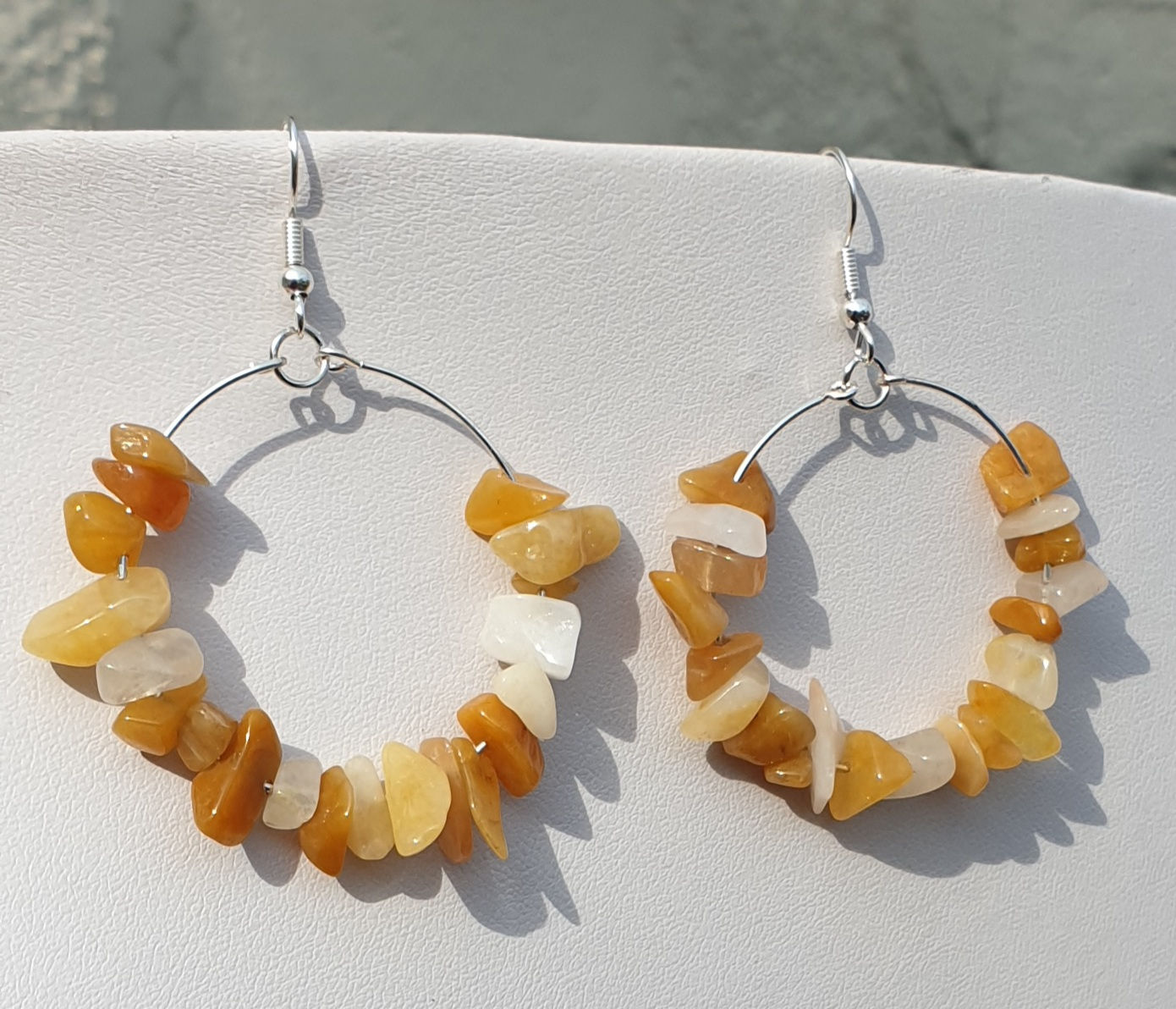 Orange Aventurine Earrings