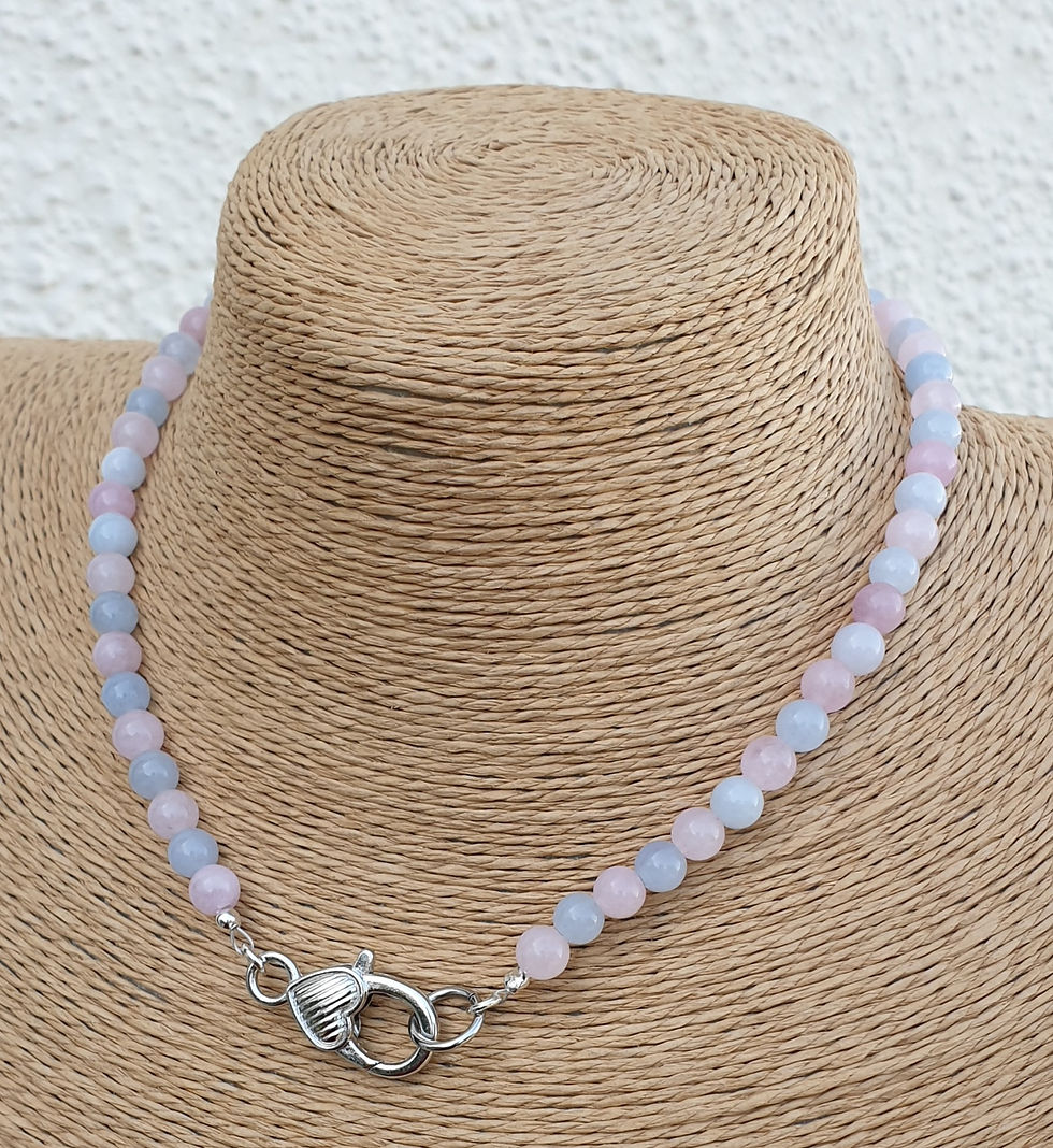 Thumbnail: Pink Kunzite necklace 