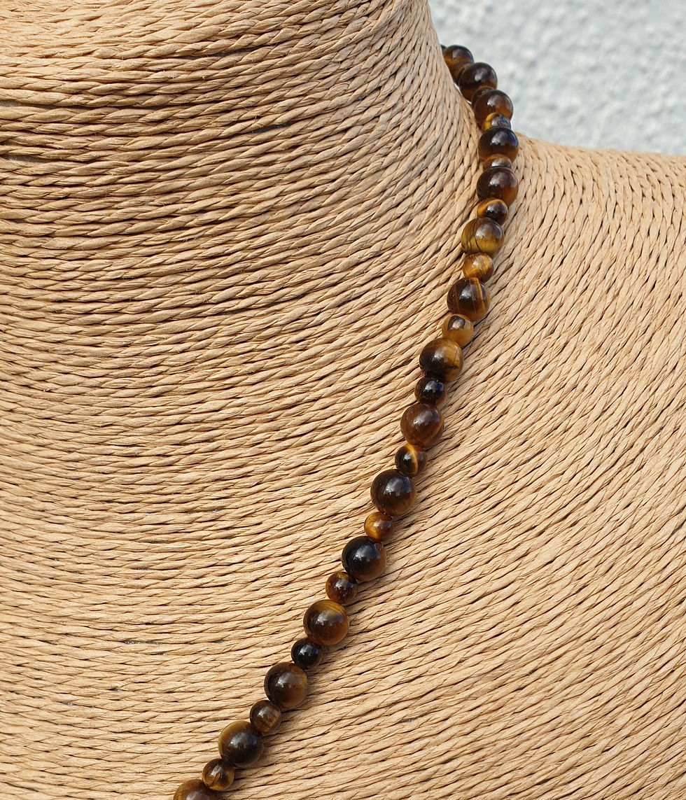 Thumbnail: Tigers eye necklace 