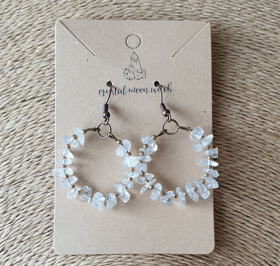 Thumbnail: Clear Quartz earings 