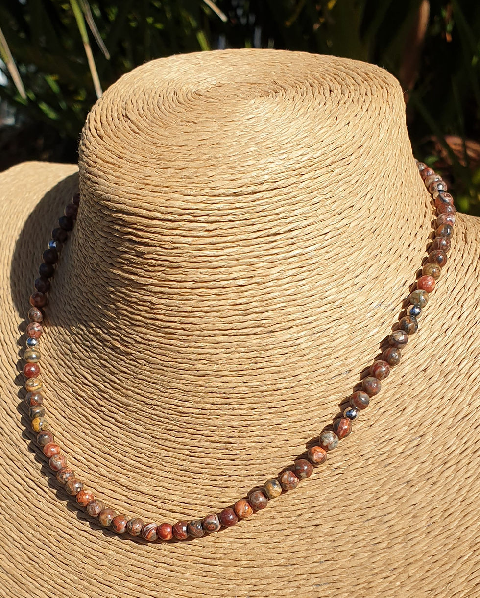 Thumbnail: Leopard Jasper necklace 