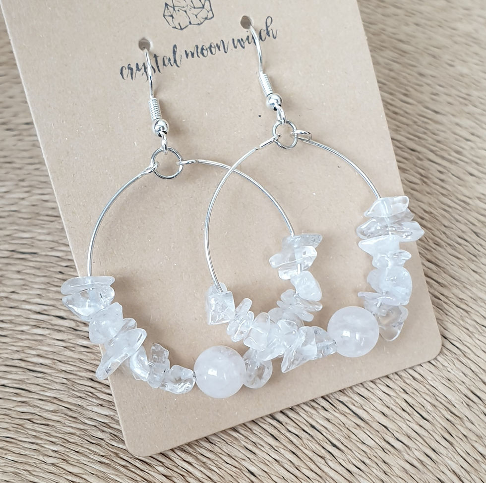 Thumbnail: Clear Quartz earings