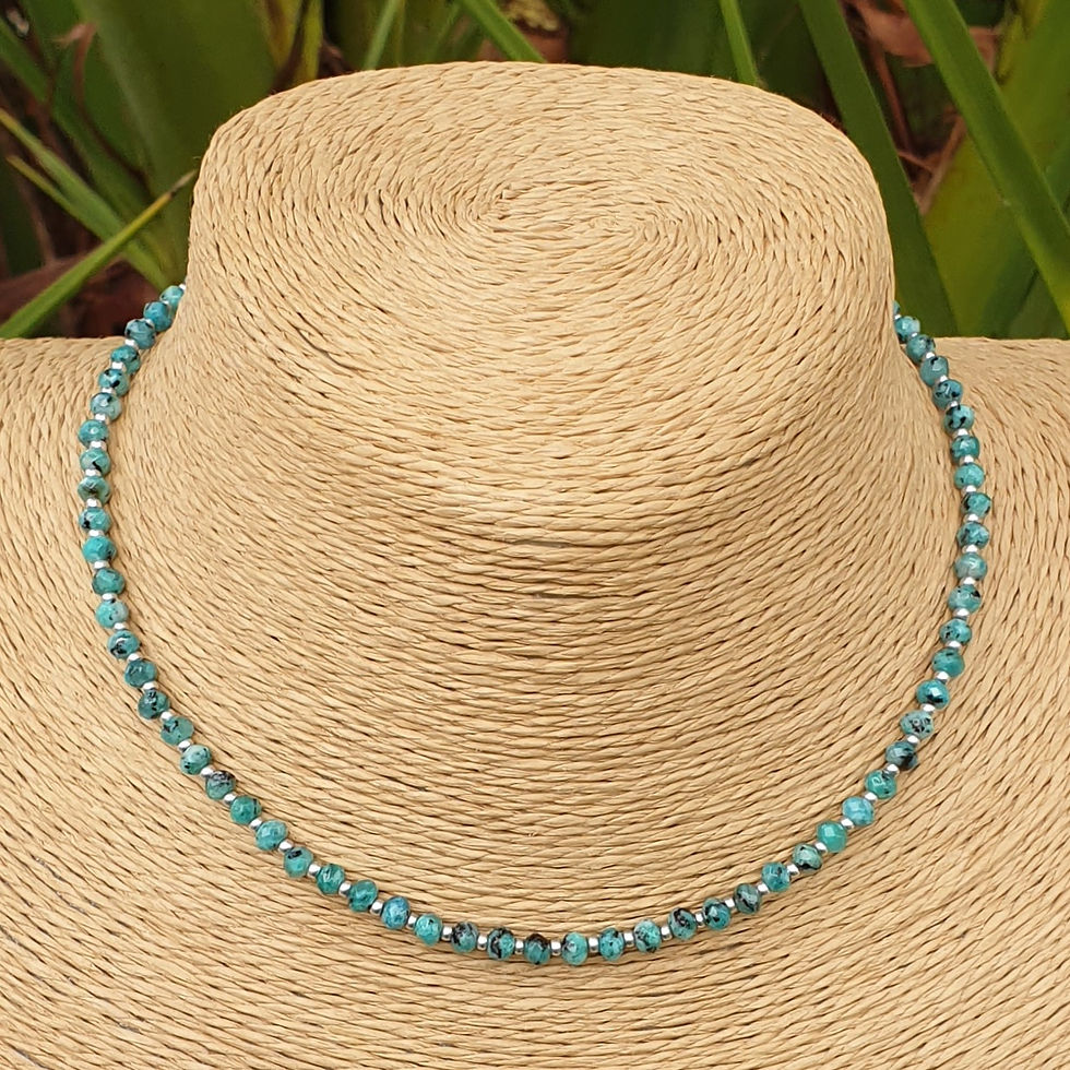 Thumbnail: Blue Ocean Jasper necklace 