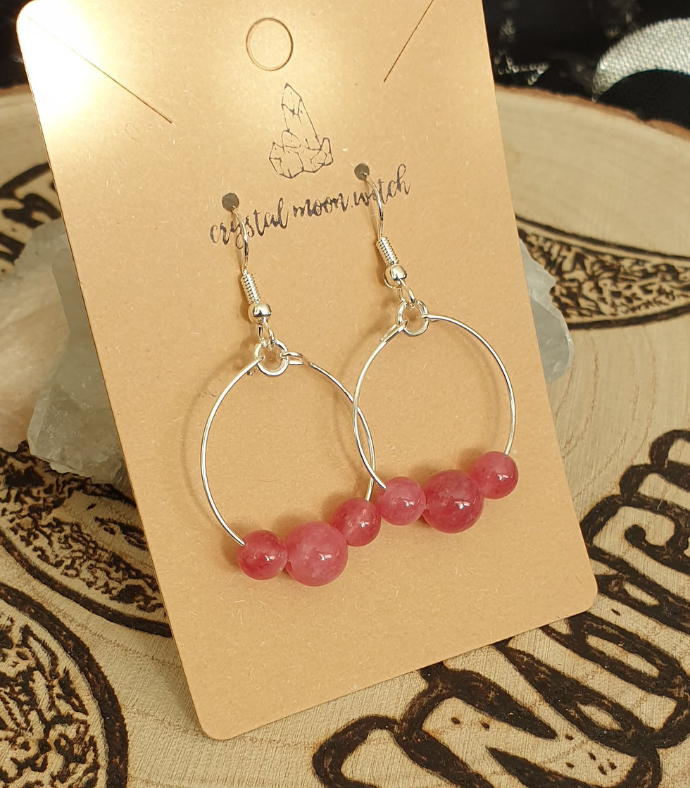 Thumbnail: Strawberry Quartz earings 